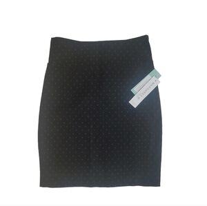 Margaret M Polka Dot Stretch Career Pencil Mini Skirt Brand New‎ Size XSP